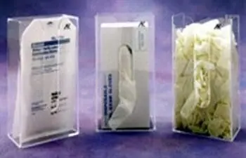 CleanPro® AK-777 Acrylic One-Size-Fits-All Glove Dispenser, Clear, 4.25" x 6.625" x 11.125"