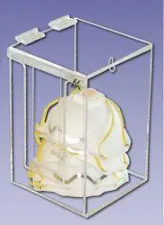 CleanPro® AK-261 Acrylic Face Mask Dispenser, Clear, 6.125" x 6.25" x 8.25"