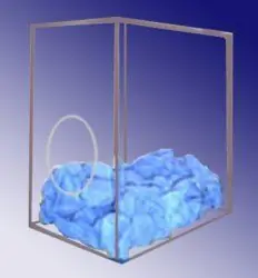 CleanPro® AK-265 Acrylic Shoe Cover/Bouffant Cap Dispenser, Clear, 12" x 18" x 24"