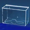 CleanPro® AK-267 Acrylic Face Veil Dispenser, Clear, 5.25" x 12" x 8"