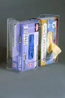 CleanPro® AK-772 Acrylic Glove Dispenser with 2 Slots, Clear, 3.75" x 12" x 10"