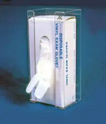 CleanPro® AK-780 Acrylic Wrap-Around Glove Dispenser, Clear, 4" x 5.5" x 10"