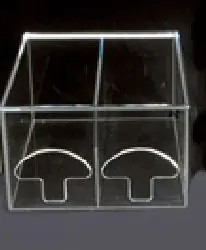 CleanPro® AK-794 Acrylic Hand Specific Bulk Glove Dispenser, Clear, 15" x 12" x 7.75"