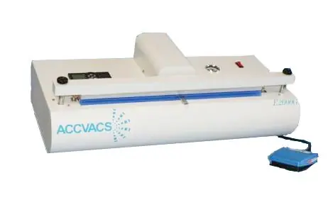 ACCVACS E 3000 D E-Series Digital Vacuum Sealer with Gas Purge & Dual Nozzle, 30" x 1/4" Seal