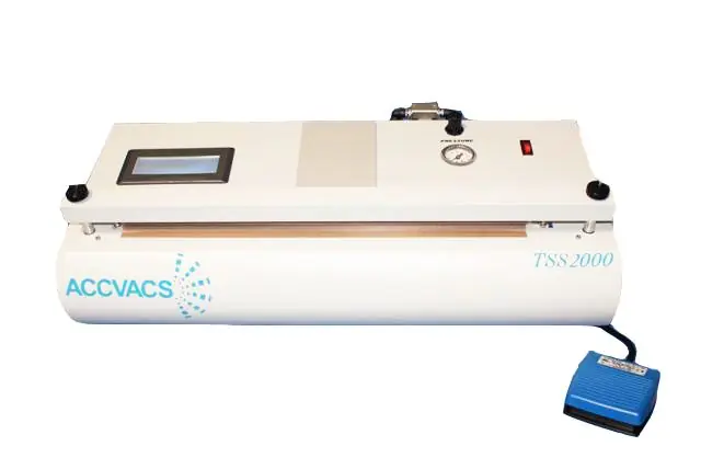 ACCVACS TSS 1500 TSS-Series Impulse Sealer with Touch Screen Temp. Control, 15" x 1/4" Seal
