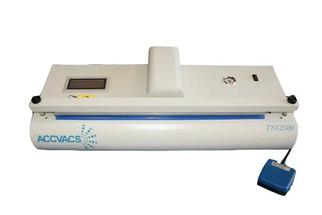 ACCVACS TSV 2500 TSV-Series Vacuum Sealer with Touch Screen Temp. Control, 25" x 1/4" Seal