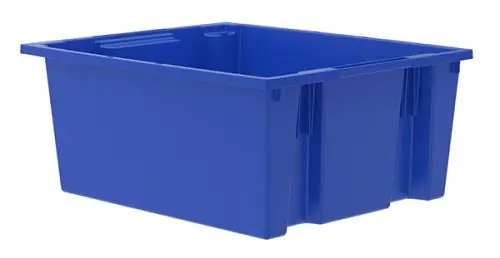 Akro-Mils 35225 Nest & Stack Totes, 19.5" x 23.5" x 10"