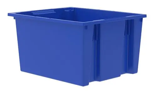 Akro-Mils 35230 Nest & Stack Totes, 19.5" x 23.5" x 13"