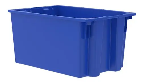 Akro-Mils 35300 Nest & Stack Totes, 19.5" x 29.5" x 15"