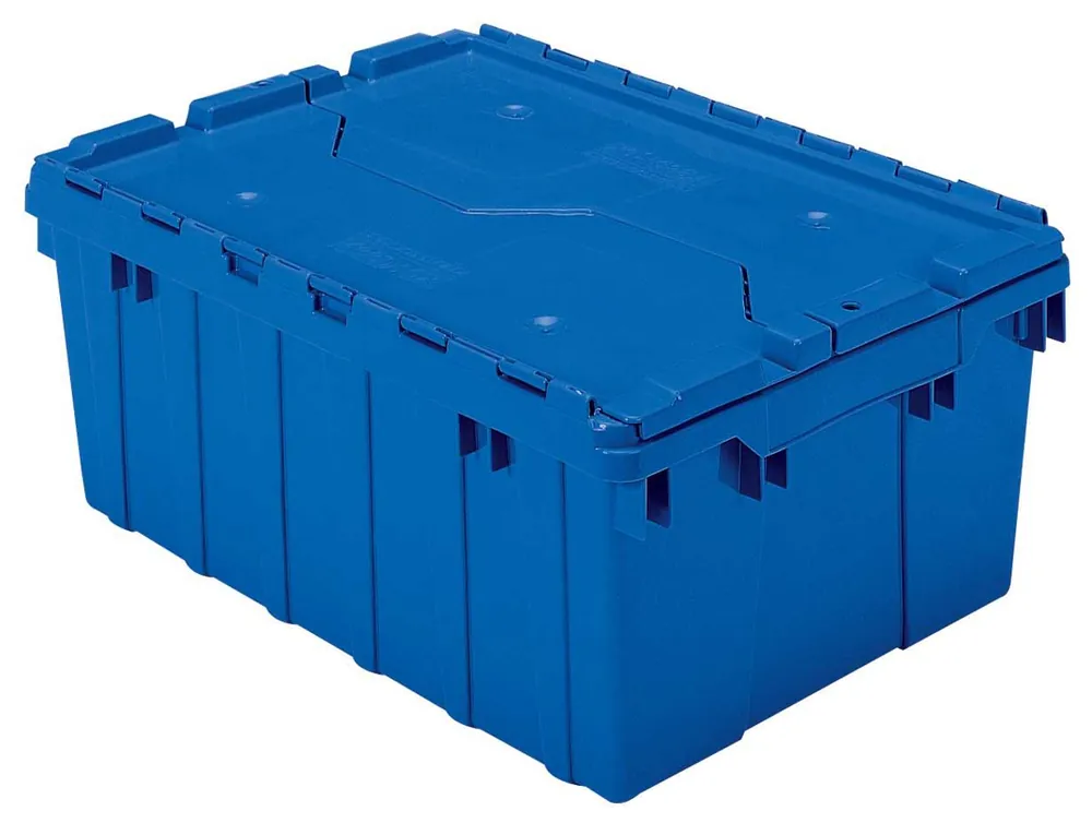 Akro-Mils 39085 KeepBox Attached Lid Container, 15" x 21.5" x 9"