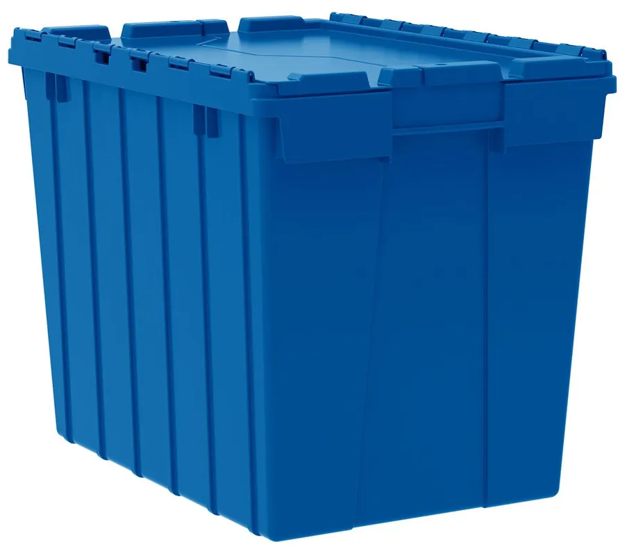 Akro-Mils 39170 KeepBox Attached Lid Container, 15" x 21.5" x 17"