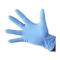 Primary Products 204-45 Powder-Free 5 Mil Nitrile Cleanroom Gloves, Blue, X-Large