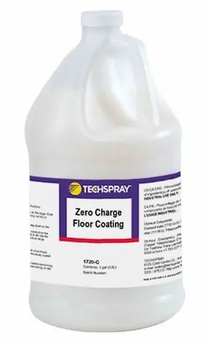 TechSpray 1720-G Zero Charge Static Dissipative Floor Coating, 1 Gallon Bottle