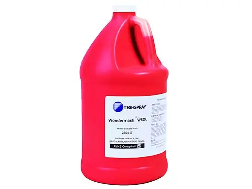 TechSpray 2205-G WonderMASK® W Washable Solder Mask, 1 Gallon Bottle