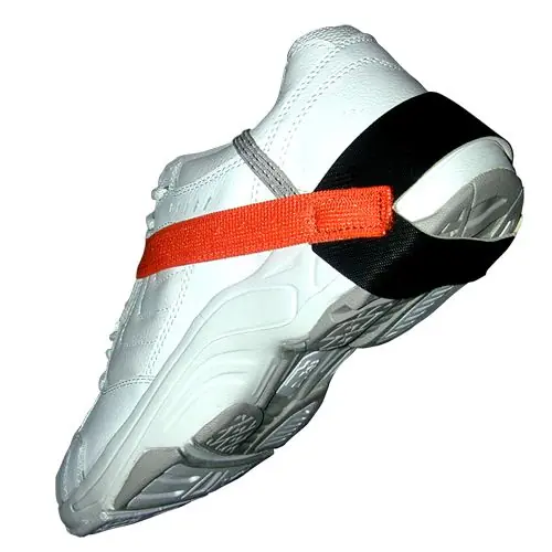 Transforming Technologies HG1370 Stretch VelcroSport Heel Grounder, 1 MegOhm Resistor, High Visibility Orange