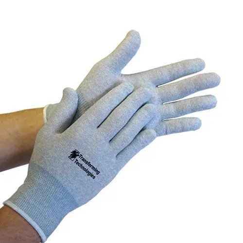 Transforming Technologies GL4500 Nylon Knit ESD Inspection Gloves (Pack of 12)