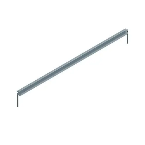 BUILT RIGHT BBSS36 Backstop Bar for Stencil Shelves, 36"