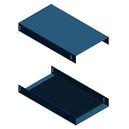 BUILT RIGHT SF2226 0.5" Stencil Frame Top & Bottom Set with 26 Slots, 22"