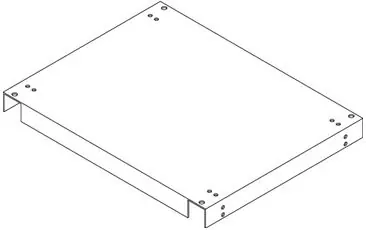 BUILT RIGHT TCTS1826 Top Shelf for Tray Carts, 18" x 26"