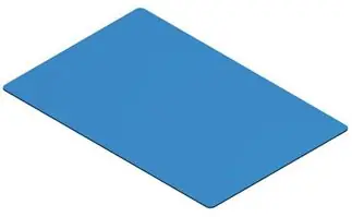 BUILT RIGHT FMB20 Vinyl ESD Mat for SMT Trays, Blue, 20" x 27"