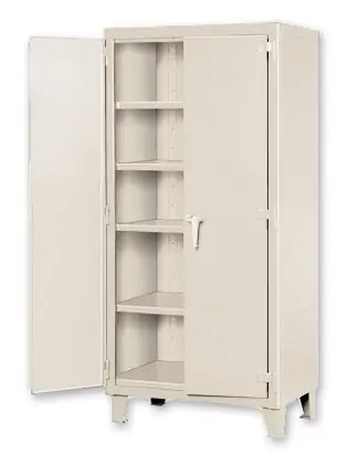 Pucel SXHDSC-3672-20-4 Super Heavy-Duty Storage Cabinet with 4 Shelves, 20" x 36" x 72"