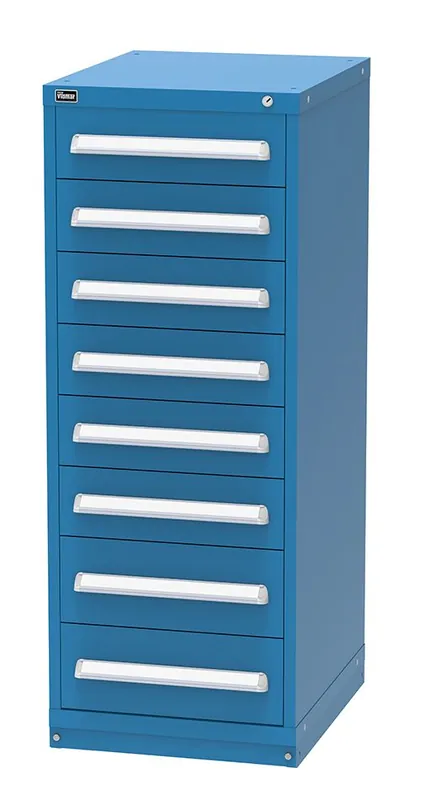 Vidmar 8 Drawer Cabinet 27.75" x 22.5" x 59"