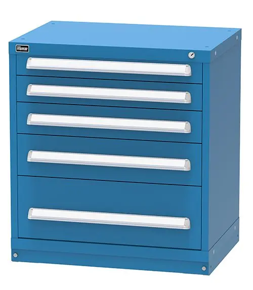 Vidmar 5 Drawer Cabinet 21.38" x 30" x 33"