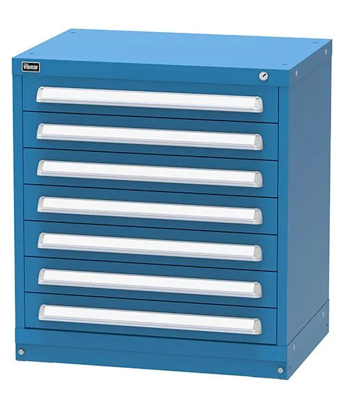 Vidmar 7 Drawer Cabinet 21.38" x 30" x 33"