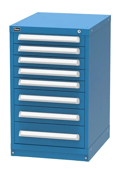 Vidmar 8 Drawer Cabinet 21.38" x 30" x 37"