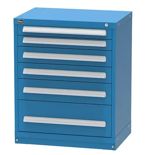 Vidmar 6 Drawer Cabinet 21.38" x 30" x 37"