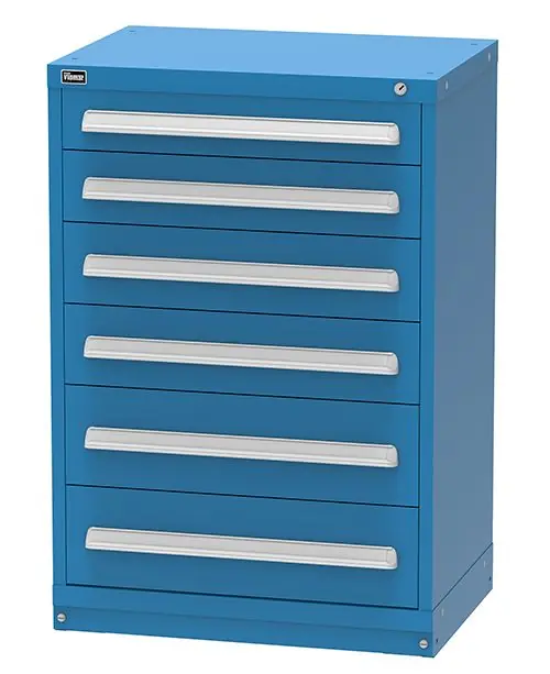 Vidmar 6 Drawer Cabinet 21.38" x 30" x 44"