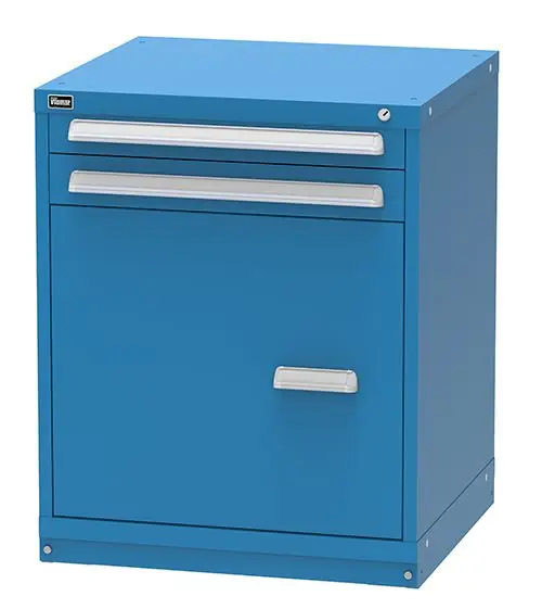 Vidmar 2 Drawers & Door Cabinet 27.75" x 30" x 37"