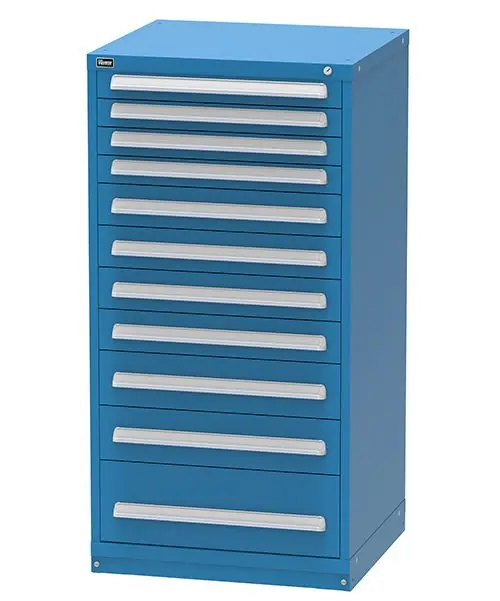 Vidmar 11 Drawer Cabinet 27.75" x 30" x 59"