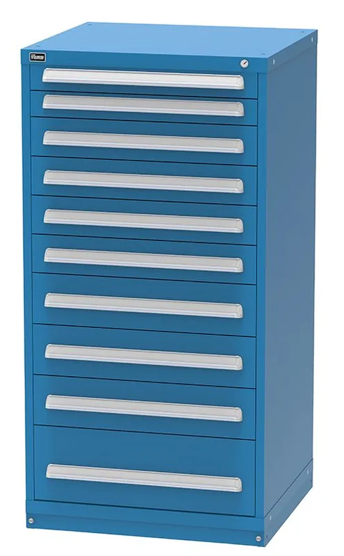 Vidmar 10 Drawer Cabinet 27.75" x 30" x 59"