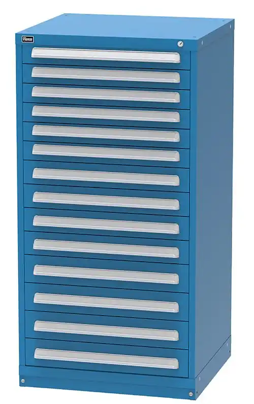 Vidmar 14 Drawer Cabinet 27.75" x 30" x 59"