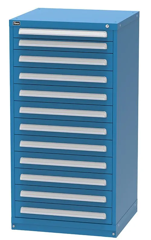 Vidmar 12 Drawer Cabinet 27.75" x 30" x 59"
