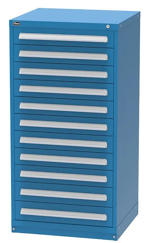 Vidmar 11 Drawer Cabinet 27.75" x 30" x 59"