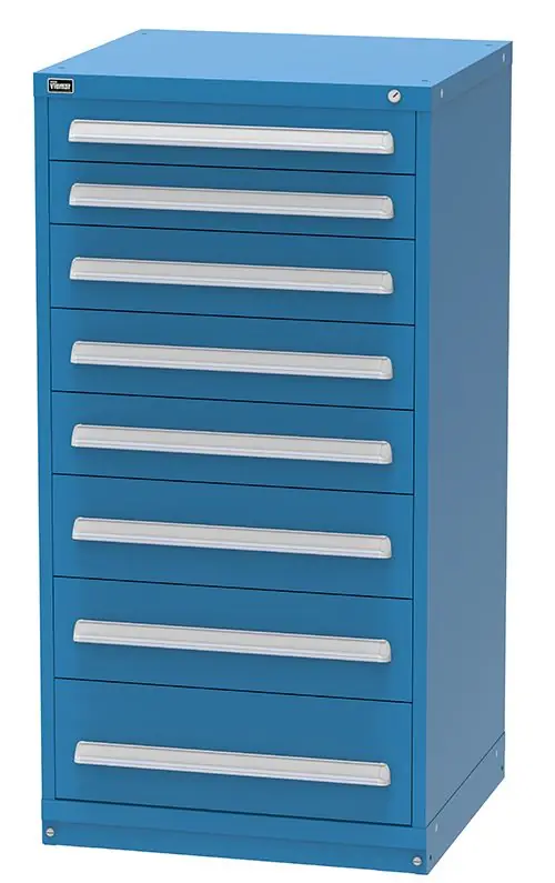 Vidmar 8 Drawer Cabinet 27.75" x 30" x 59"