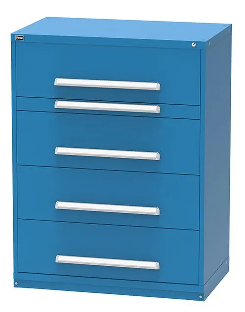 Vidmar 4 Drawer & Shelf Cabinet 27.75" x 45" x 59"