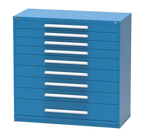 Vidmar 9 Drawer Cabinet 27.75" x 60" x 59"