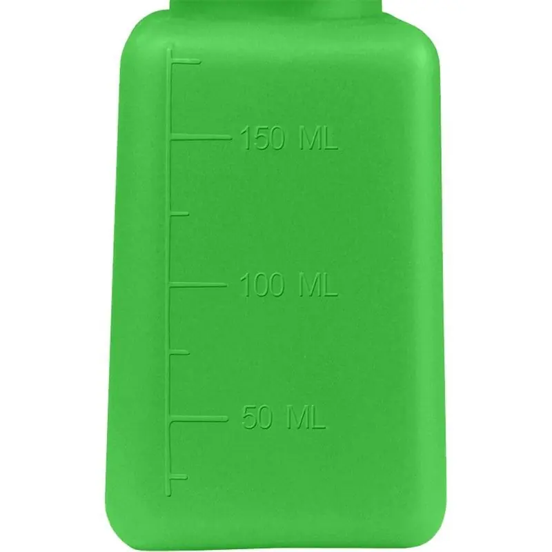 Menda 35762 durAstatic® Dissipative HDPE Bottle, Green with "Toluene" Print & GHS Label, 6 oz.