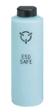 R&R Lotion RSB-8-ESD Round Storage Bottle with Lid, Blue, 8 oz.