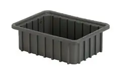 LEWISBins DC1035 Divider Box Container, 8.3" x 10.8" x 3.5"