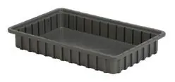 LEWISBins DC2025 Divider Box Container, 10.9" x 16.5" x 2.5"