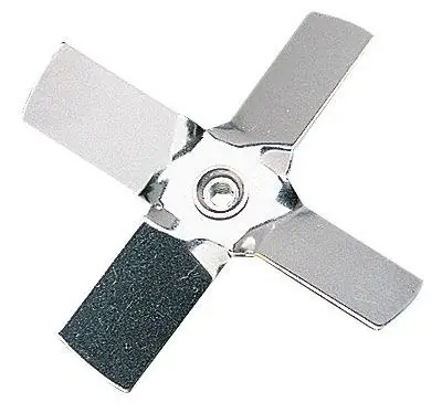 Yamato LR41AY0003 4-Blade Propeller for LR/LT400/500 Lab Stirrers, 1.57" dia.