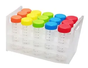 Benchmark Scientific H1000-MR-T50 MAGic Clamp™ Tube Rack, holds (15) 50ml Tubes