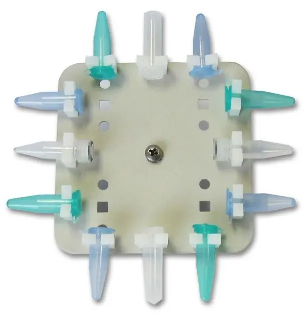 Benchmark Scientific H1000-MR-T15H MAGic Clamp™ Horizontal Tube Rack, holds (12) 1.5/2.0ml Tubes