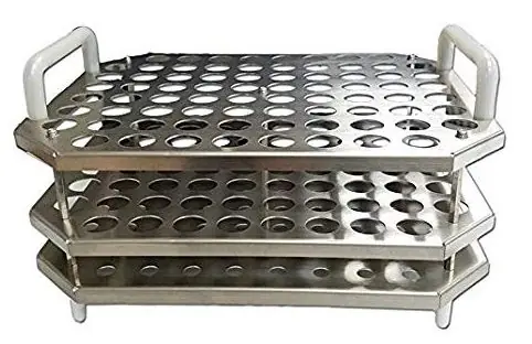 Benchmark Scientific B2000-8-T150 Test Tube Rack for MyBath™ Water Baths, holds (76) 15 ml Tubes