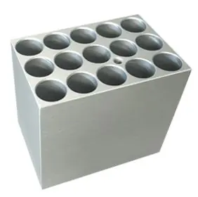 Benchmark Scientific BSH100-1213 Block for MyBlock™ Dry Baths, holds (15) 12-13mm Tubes, 60mm Tall