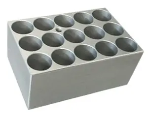 Benchmark Scientific BSH100-1232 Block for MyBlock™ Dry Baths, holds (15) HPLC or Cryovial Tubes